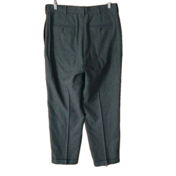 Vtg GAP Mens Wool 36x30 Wool Blend Dress Pants Gray ***Actual Measure 34x30*** - Picture 2 of 12
